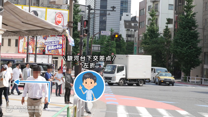 御茶ノ水駅からナナイロ脱毛部までのアクセス